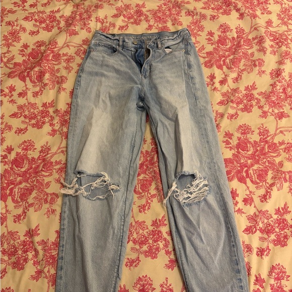 American Eagle Outfitters Denim - American Eagle Light Blue Distressed Women Jeans